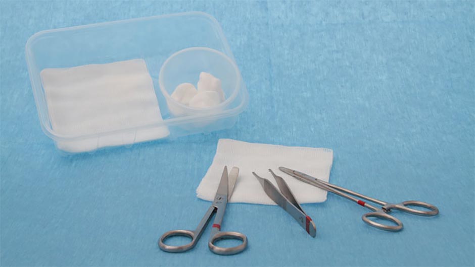 Naht-Sets für die sterile Wundversorgung in Ambulanz, auf Station und in der Praxis